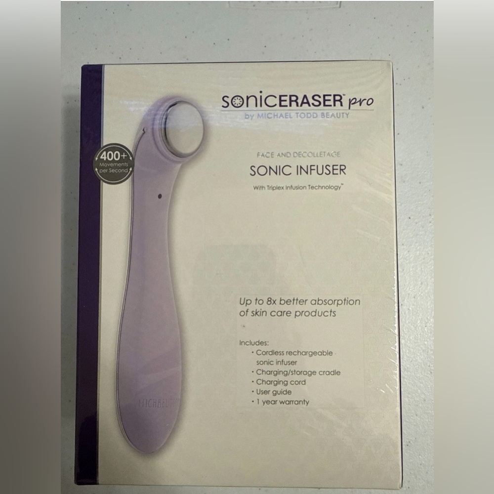 Michael Todd Soniceraser Pro Skin
Infusion Face Neck 3-in-1 Sonic
Infuser